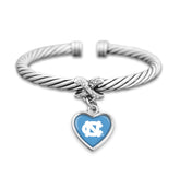 UNC Heart Cuff Bracelet